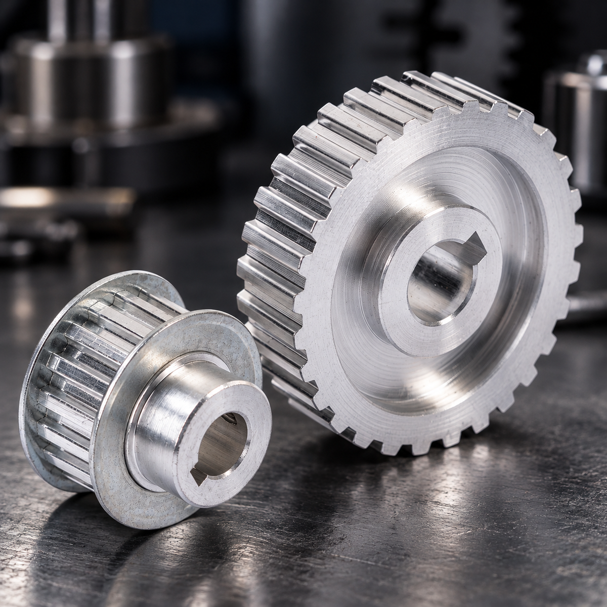 2PCS Metal Synchronous Timing Pulley Kit for SIEG C2 CJ0618 Grizzly G0765 Mini Lathe
