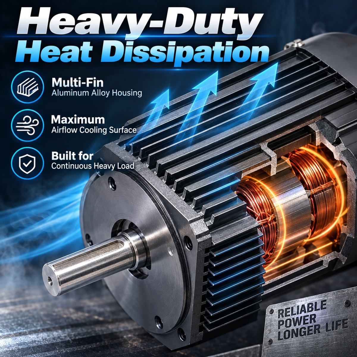 1500W Brushless Servo Motor Kit for Mini Lathe Upgrade