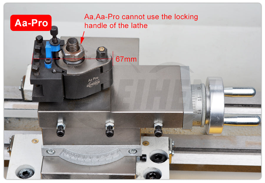 Aa Pro Plus MAX Type European Quick Change Tool Holder Set for 12x12mm 16x16mm Lathe Tools 120-220mm Swing