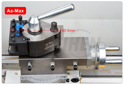 Aa Pro Plus MAX Type European Quick Change Tool Holder Set for 12x12mm 16x16mm Lathe Tools 120-220mm Swing
