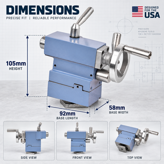 MT2 Tailstock Quill Kit for WM210V BHC210 HS210 JY210V CTC210 210mm Swing Lathes