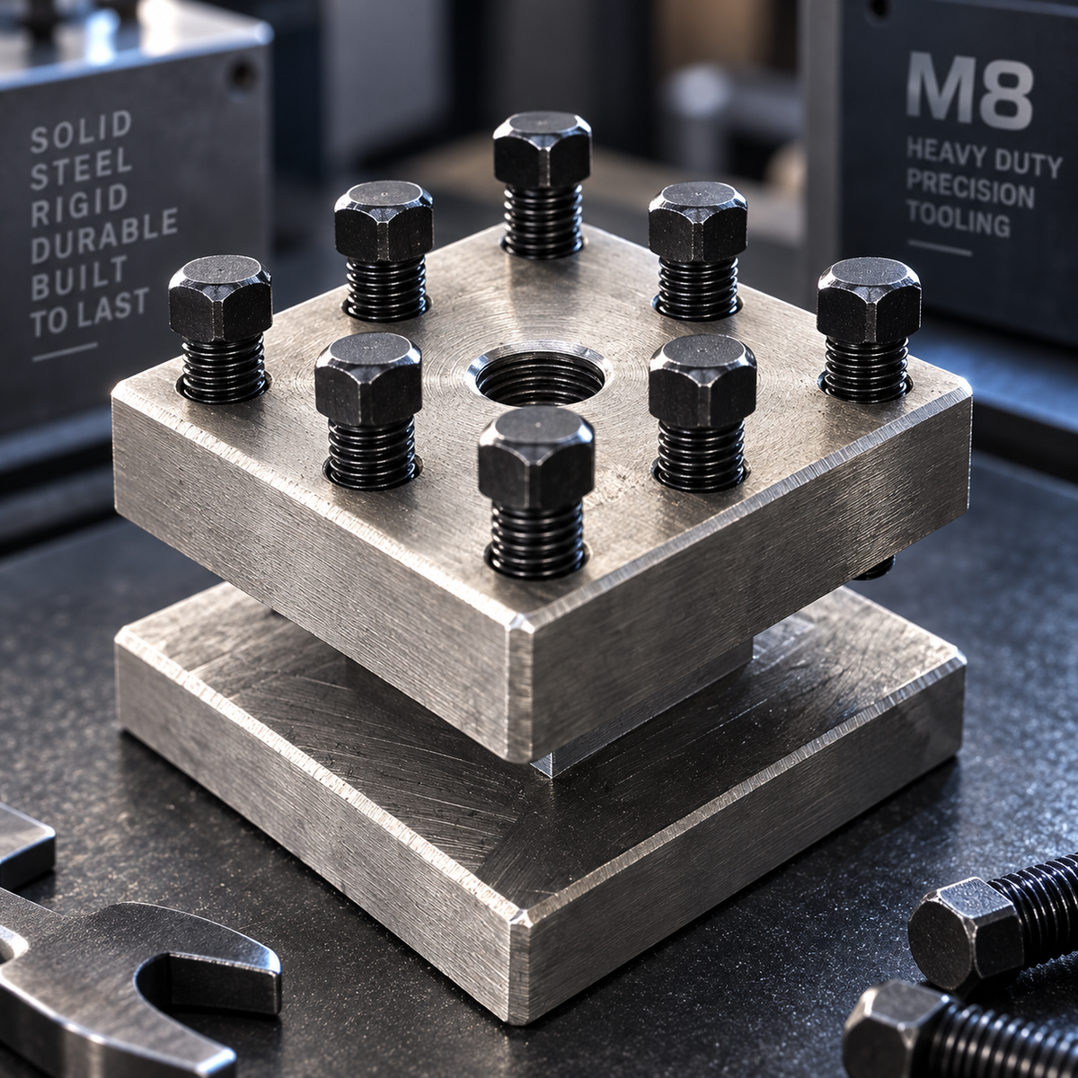 WM210V-212 Square Tool Post for WM210V BHC210 HS210 JY210V CTC210 Replacement Part