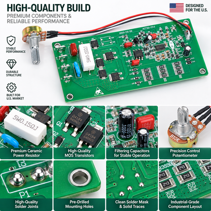 Main Control Board Power Drive Board for BOYE GFW4013 5-Inch Metal-Cutting Band Saw Replacement Part