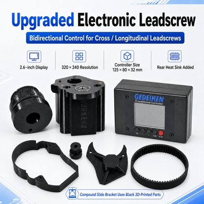 Dual Leadscrew Electronic Change Gear Conversion Kit for WM210V BHC210 HS210 JY210V CTC210 Lathes