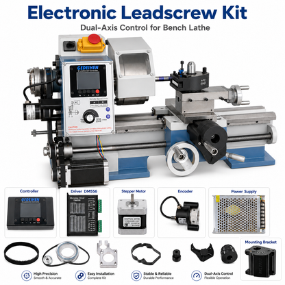ELS Dual Leadscrew Electronic Change Gear Conversion Kit for WM210V BHC210 HS210 JY210V CTC210