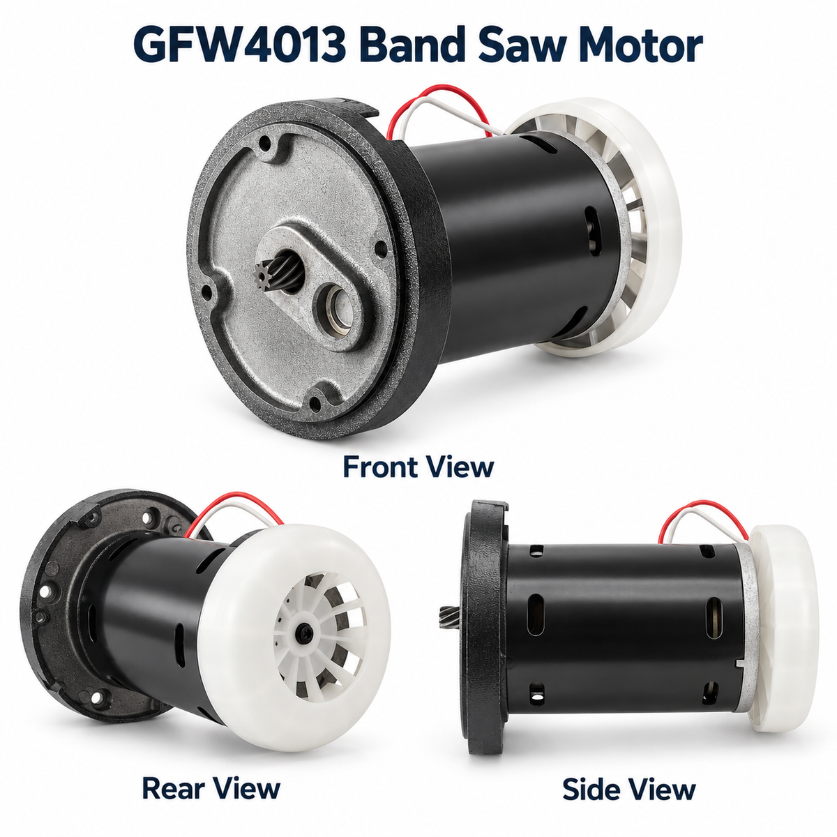 GFW4013-008 400W DC Brushed Motor for BOYE 5-Inch Metal-Cutting Band Saw Replacement Part