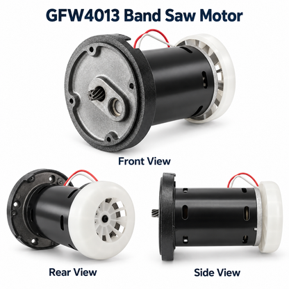 GFW4013-008 400W DC Brushed Motor for BOYE 5-Inch Metal-Cutting Band Saw Replacement Part