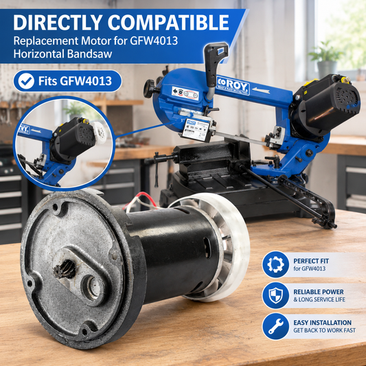 GFW4013-008 400W DC Brushed Motor for BOYE 5-Inch Metal-Cutting Band Saw Replacement Part