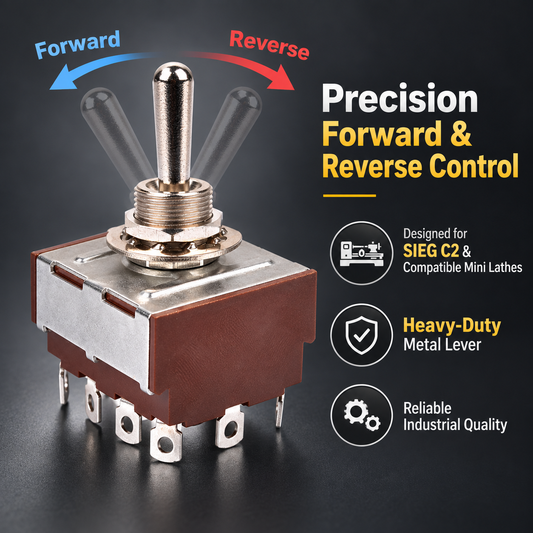 C2-181 KN1-403 Forward Reverse Changeover Switch for SIEG C2 0618 G8688 BD-6 M1-250 Replacement Part