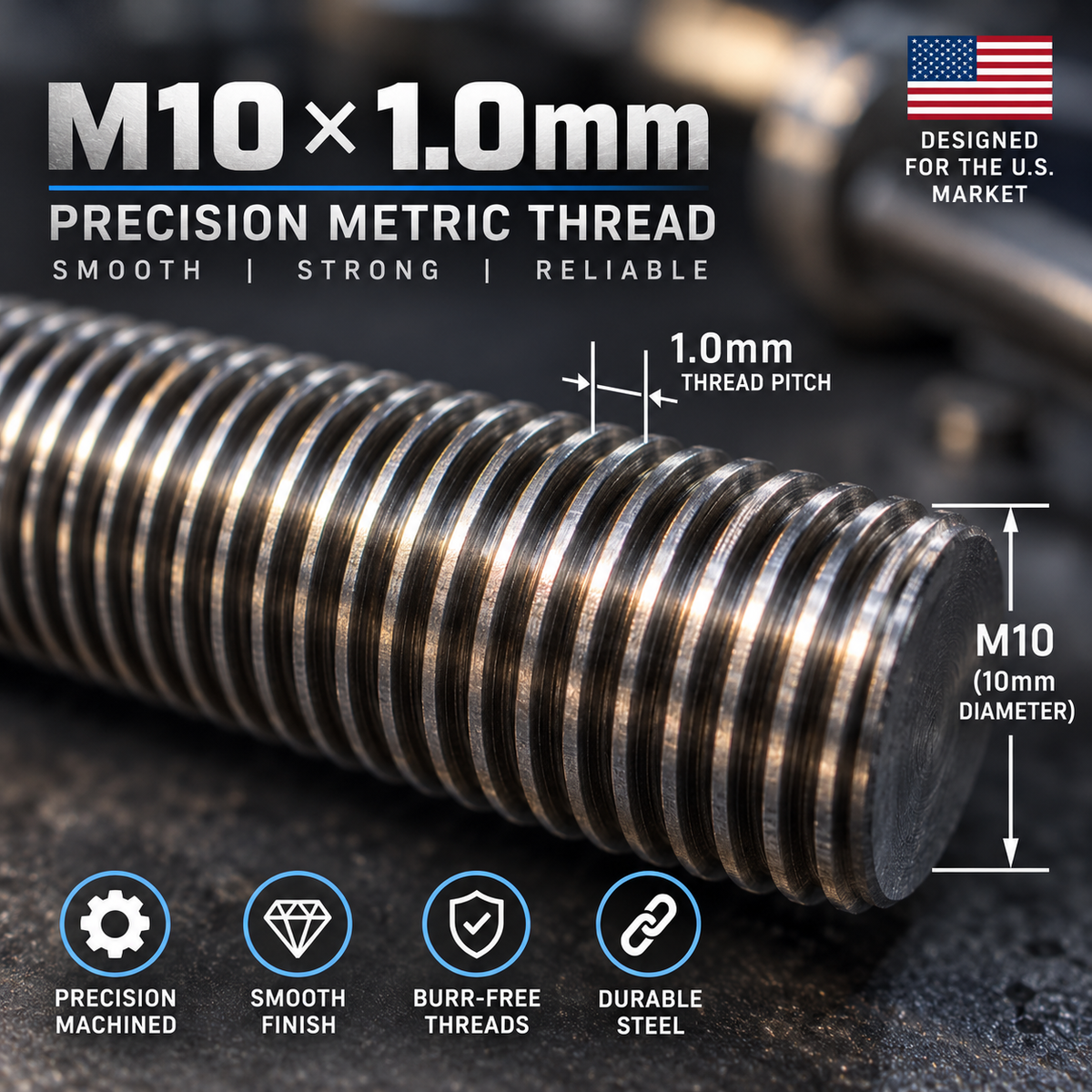 Lathe Feed Screw Replacement Part for SIEG C2-089 SC2-038 G8688 JET BD-6 BD-7 BD-X7 SOGI M1-250 M1-350S CX704 CL300M