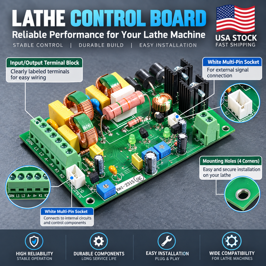 C0-008 XMT-2315 Motor Control Board for SIEG C0 Grizzly G0745 JET BD-3 Replacement Part